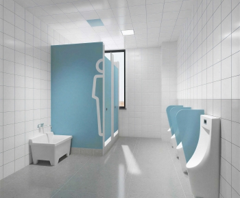 Modern Public Toilet-ID:381491906