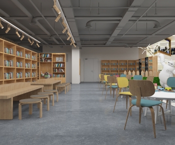 Modern Bookstore Book Bar-ID:753263951