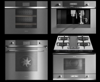 Modern Kitchen Electric Gas Range-ID:375113018