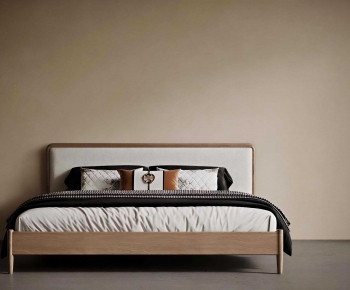 New Chinese Style Double Bed-ID:196793086
