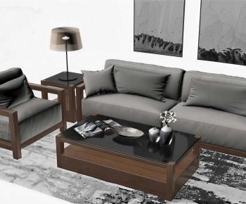 New Chinese Style Sofa Combination-ID:561050893