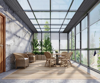 Modern Glass Sun Room-ID:747181899