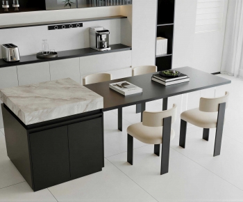 Modern Dining Table And Chairs-ID:887499097