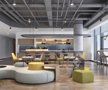 Modern Office Tea Room-ID:456459562