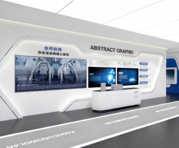Modern Office Exhibition Hall-ID:453164106