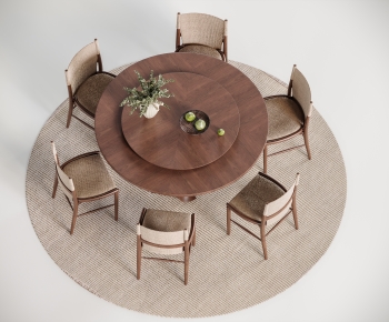 Modern Dining Table And Chairs-ID:391424893