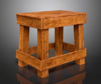 Wabi-sabi Style Stool-ID:164832121