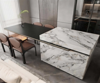 Modern Dining Table And Chairs-ID:329389101