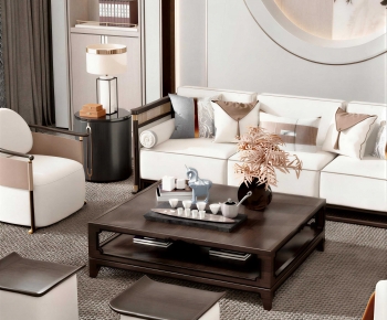 New Chinese Style Sofa Combination-ID:516633031