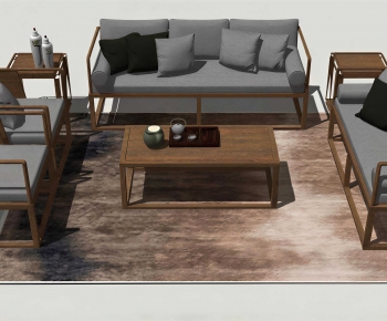 New Chinese Style Sofa Combination-ID:230681906