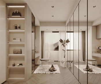 Modern Clothes Storage Area-ID:940148892