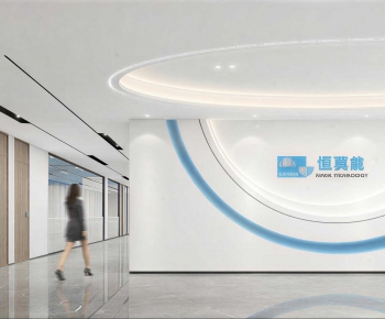 Modern Office Reception Desk-ID:309387924