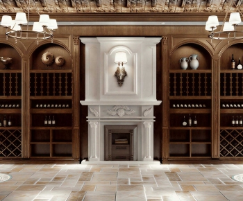 European Style Wine Cellar/Wine Tasting Room-ID:951853042