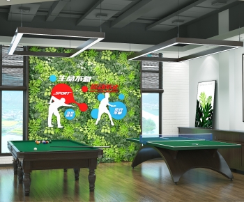 New Chinese Style Billiard Room-ID:609155896