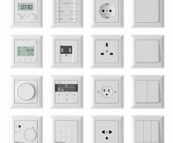 Modern Switch Socket Panel-ID:324240923