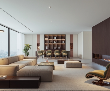 Modern A Living Room-ID:930941148