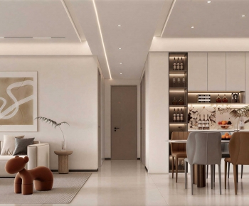 Modern A Living Room-ID:487811091