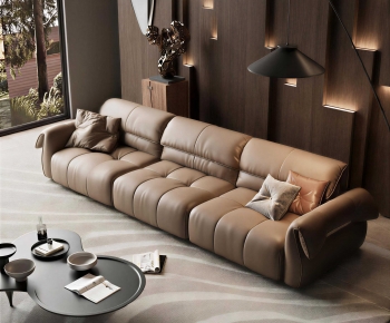 Modern Three-seat Sofa-ID:992072111