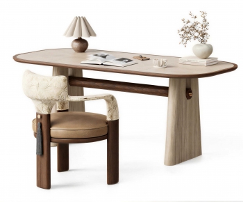 Modern Computer Desk And Chair-ID:879211905