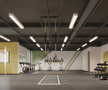 Industrial Style Gym-ID:453543902