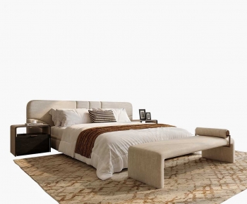 Modern Double Bed-ID:726006039