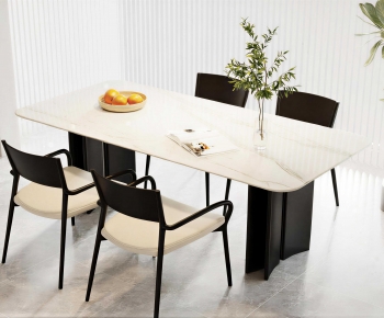 Modern Dining Table And Chairs-ID:409434084