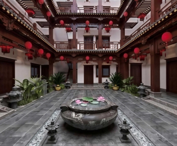 Chinese Style Courtyard/landscape-ID:613662965