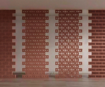 Modern Cement Brick Screen Partition-ID:598543881