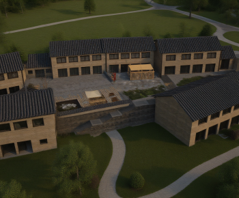 New Chinese Style Appearance Of Commercial Building-ID:581810957