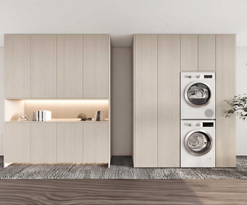 Modern Laundry Cabinet-ID:495879892