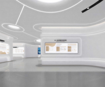 Modern Exhibition Hall-ID:695127018