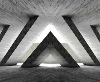 Modern Exhibition Hall-ID:566869028