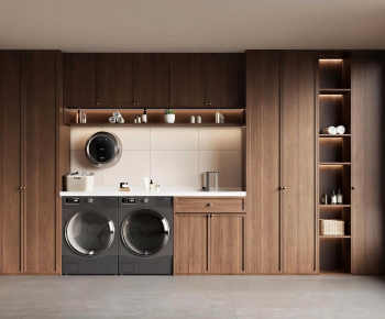 Modern Balcony Laundry Room-ID:799602993