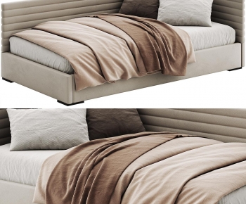 Modern Double Bed-ID:686376095