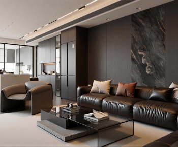 Modern A Living Room-ID:335625895