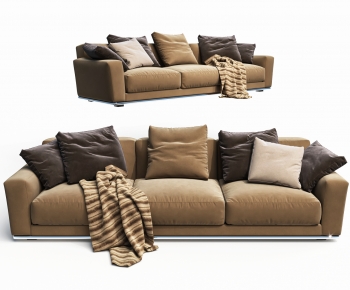 Modern Three-seat Sofa-ID:605470909