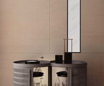 New Chinese Style Bedside Cupboard-ID:717714076