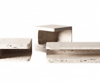 Wabi-sabi Style Coffee Table-ID:691782002