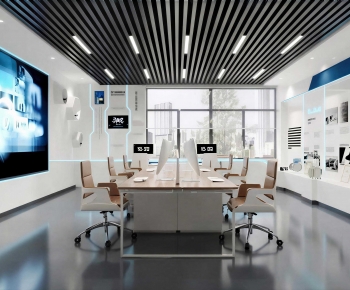 Modern Exhibition Hall-ID:321667912