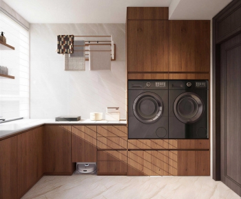 Modern Balcony Laundry Room-ID:108718957