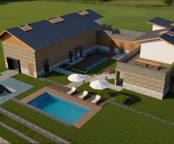 New Chinese Style Appearance Of Commercial Building-ID:703366999