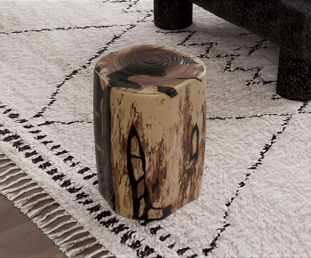 Wabi-sabi Style Stool-ID:385260642
