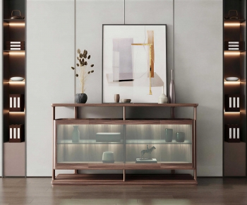New Chinese Style Side Cabinet-ID:891463991