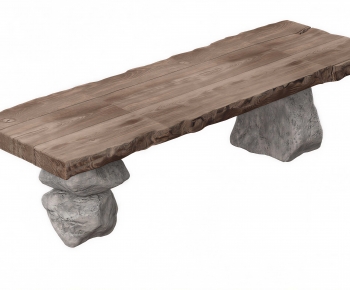 Wabi-sabi Style Bench-ID:890422115
