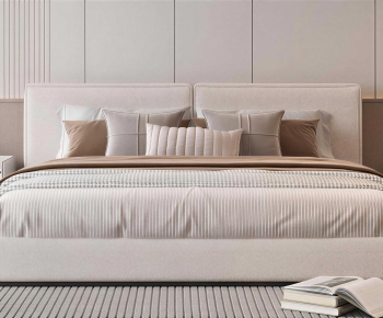 Modern Double Bed-ID:859008079