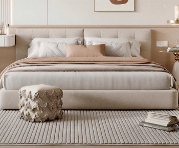 Modern Double Bed-ID:153870113