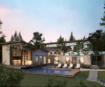 New Chinese Style Courtyard/landscape-ID:377126938