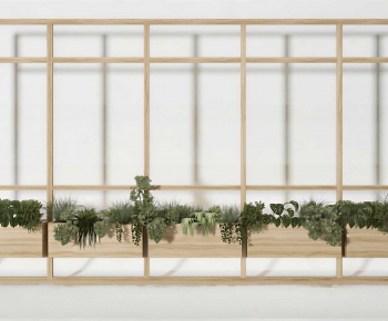 Modern Wooden Screen Partition-ID:105950126