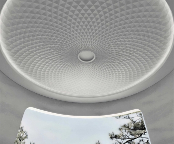 Modern Exhibition Hall-ID:684906967