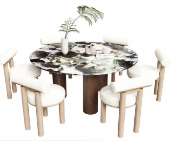 Modern Dining Table And Chairs-ID:145859006